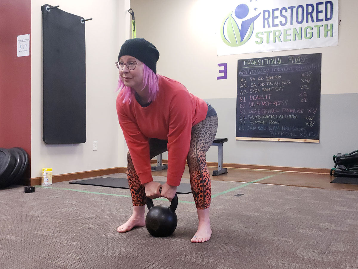 Training Barefoot With Kettlebells - Deadlifts
