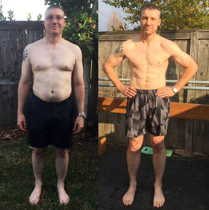 Brian Stramel Before And After The Get Strong Transformation Challenge