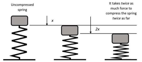 Bullworker spring Hookes law