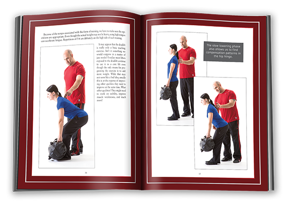 DVRT Book inside pages, how to deadlift