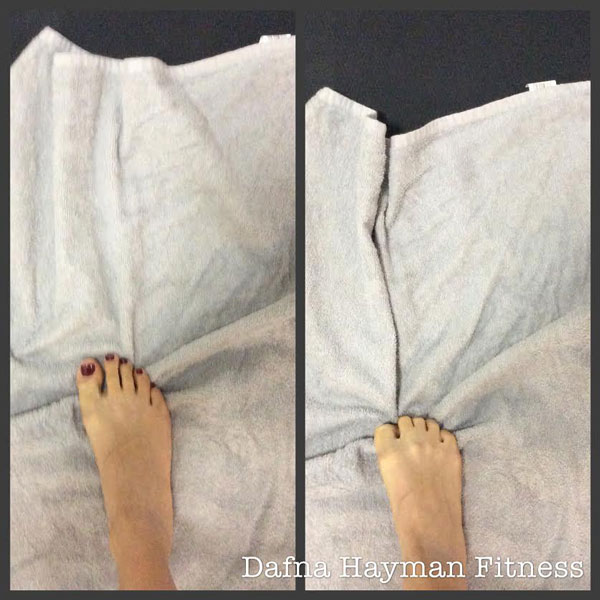 Dafna Foot Exercise with towel