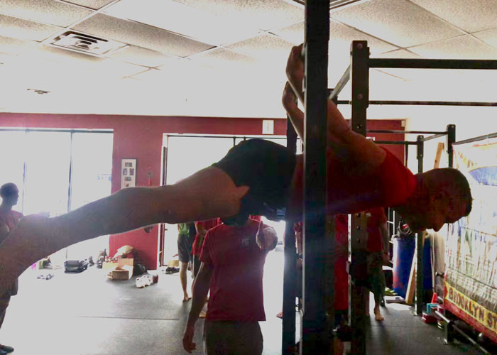 Darell Dansby PCC Austin, Texas, Back Lever