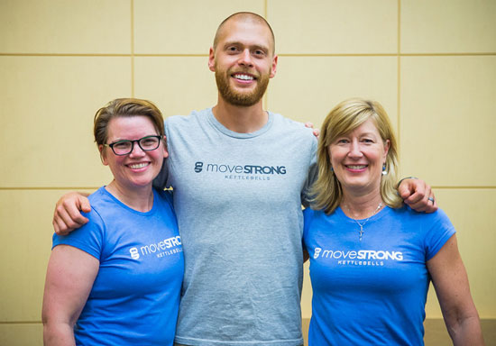 Dustin Jones With MoveStrong Staff