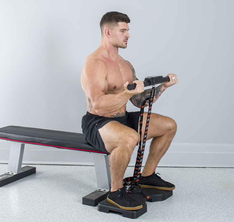 IsoMax Bicep Curls Seated