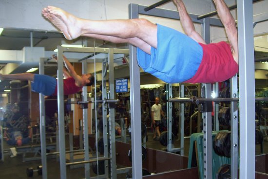 Jack Arnow Performs a Front Lever