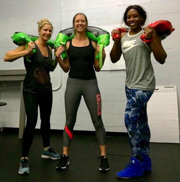 Jenn Burke and Friends with Bulgarian Bags