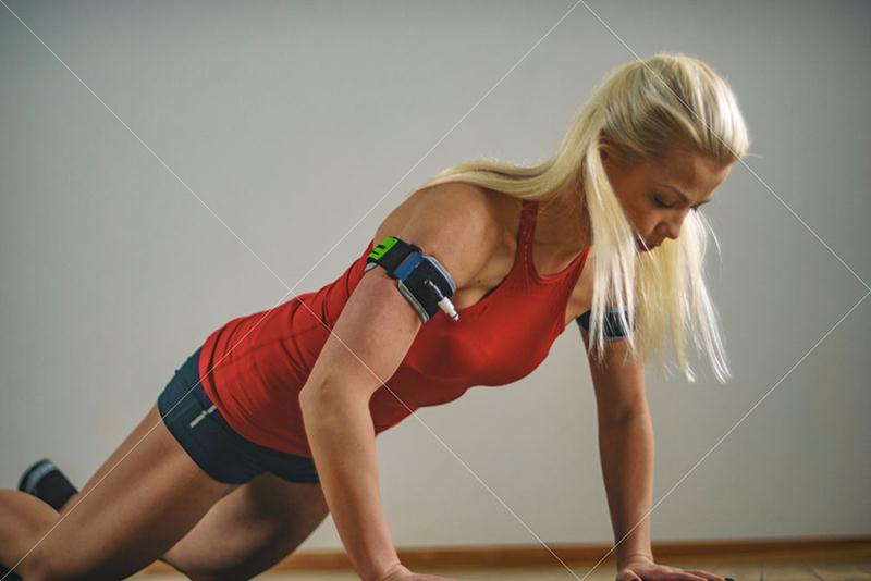 BStrong Woman Exercising