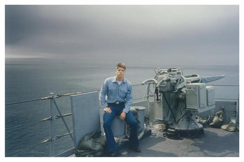 Lance Monteau in the Persian Gulf 1991