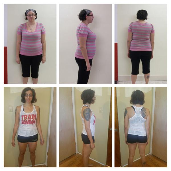 Stephanie Woods, RKC Before and After photos