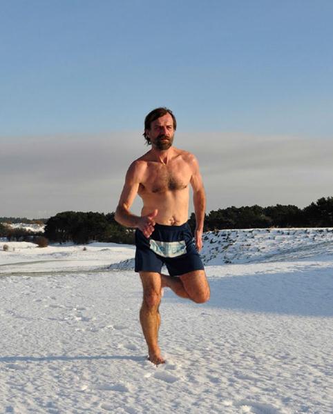 Wim Hof Ice Running