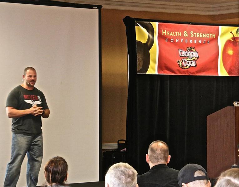Zach Even-Esh Presenting at the 2015 Dragon Door Health and Strength Conference