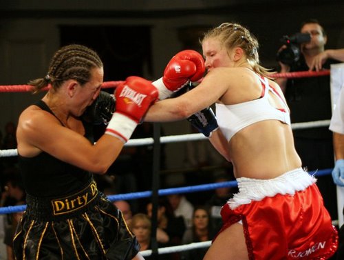 Malin Kirjonen Boxing in the Ring