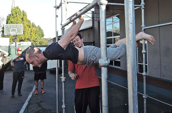 Nick Collias Back Lever at the PCC