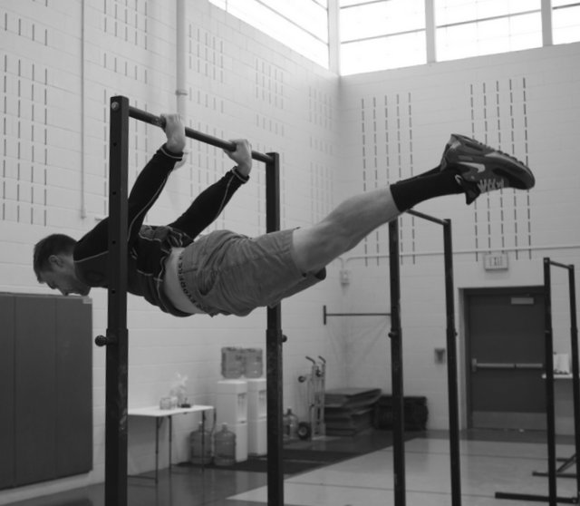 Nick Kenon Performs a Back Lever at the PCC