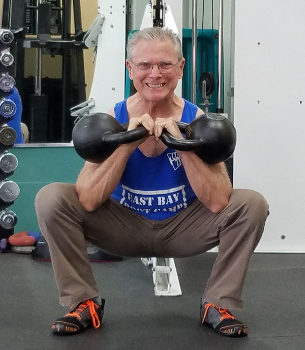 Terry Joel Double Kettlebell Front Squat