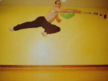 Tim Osborn Jumping Wushu