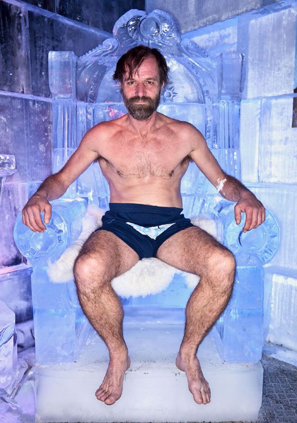 Wim Hof Ice Throne