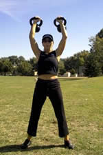 Susan Himsel tells how Kettlebells Help Women Get Stronger, More Flexible, Leaner and Better Conditioned
