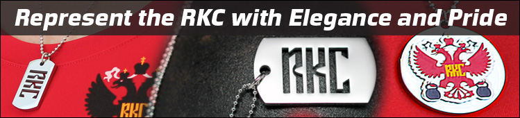RKC Accessories - Dog Tags and Color Pendant - Represent with Pride and Elegance