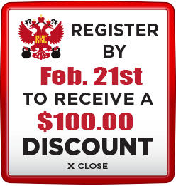 Register and pay by February 21 to save $100