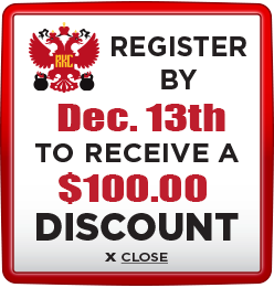 Register and Pay by December 13th to save $100