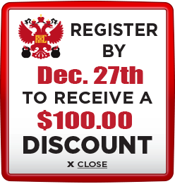 Register and Pay by December 27th to save $100